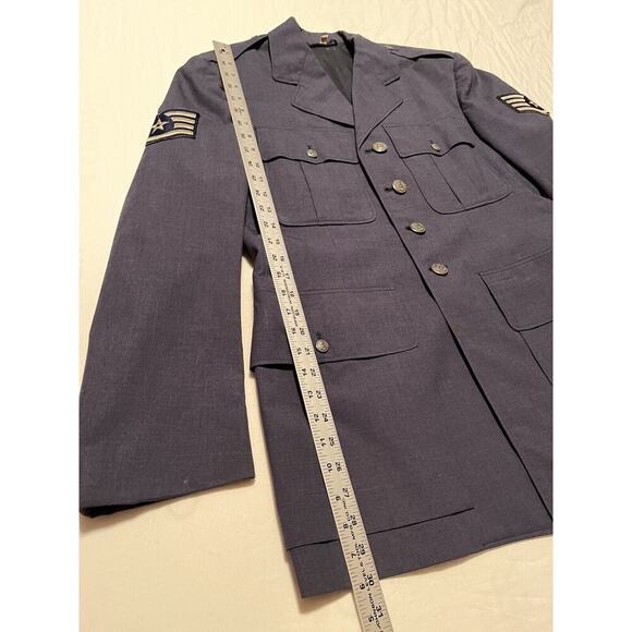 Barrister Corporation Wool 39R Jacket Military Air Force Tropical Blue AF 84 - Picture 8 of 10